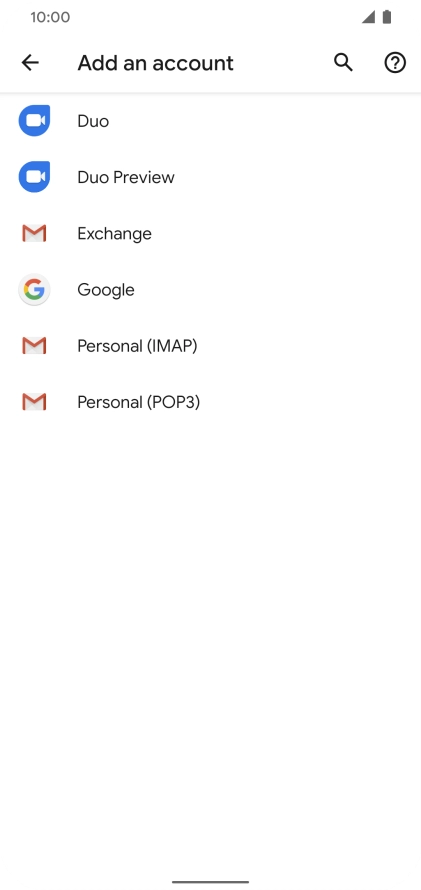 Press Google. Press Google.