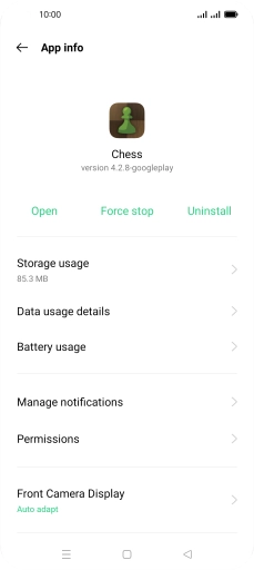 Press Storage usage. Press Storage usage.