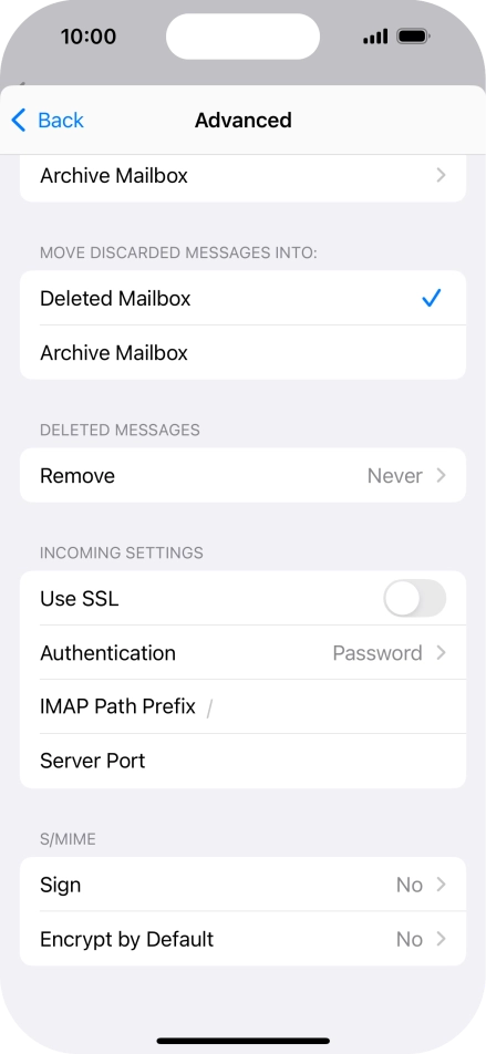 Press the indicator next to Press the indicator next to