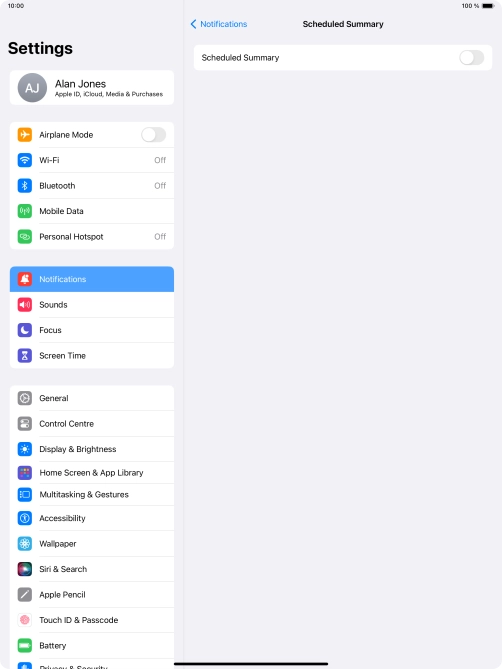 Press the indicator next to Press the indicator next to
