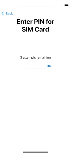 If your SIM is locked, key in your PIN and press OK. The default PIN is 1111. If your SIM is locked, key in your PIN and press OK. The default PIN is 1111.