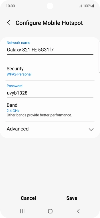 Press the field below Press the field below