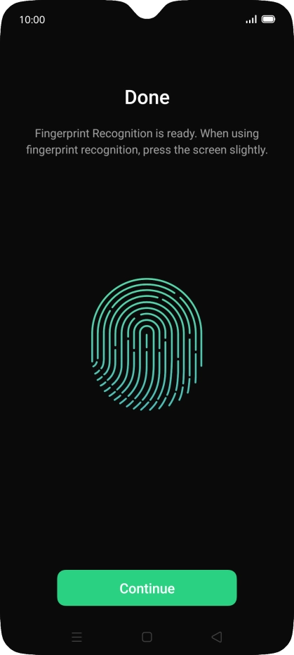 Press Continue. Press Continue.