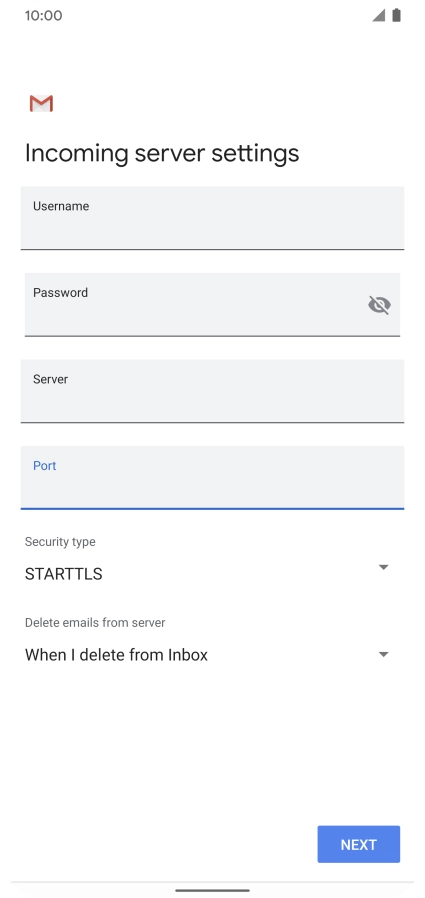 Press the drop down list below Press the drop down list below