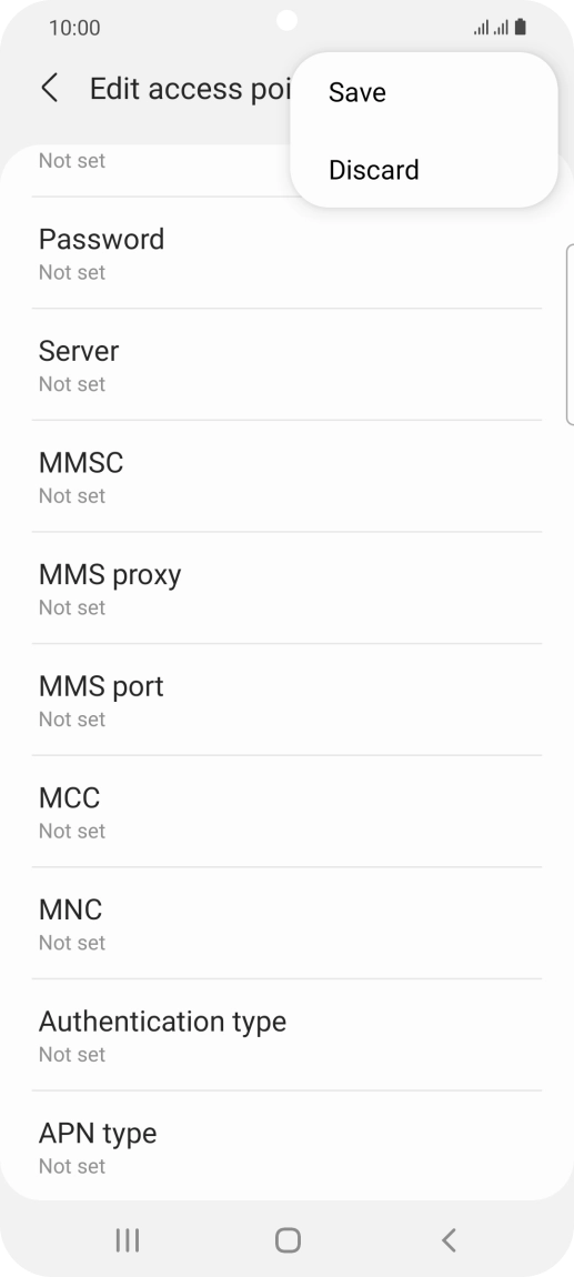Press Save. Press Save.