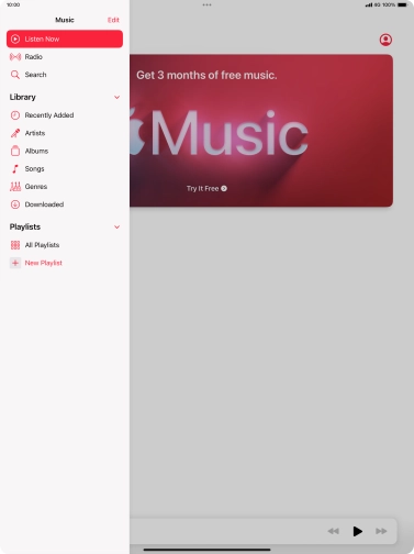 Press New Playlist. Press New Playlist.