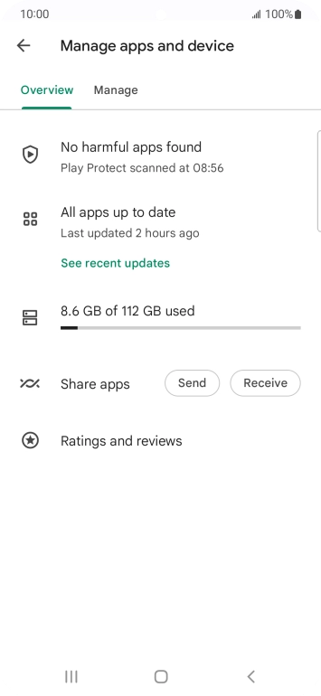 Press Manage. Press Manage.