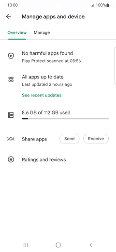 Press Manage. Press Manage.