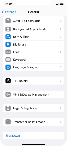 Press Transfer or Reset iPhone. Press Transfer or Reset iPhone.