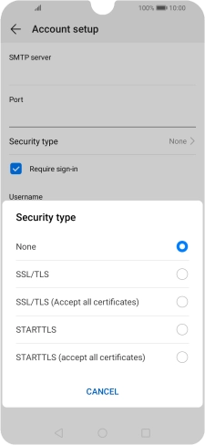 Press None to turn off the function. Press None to turn off the function.