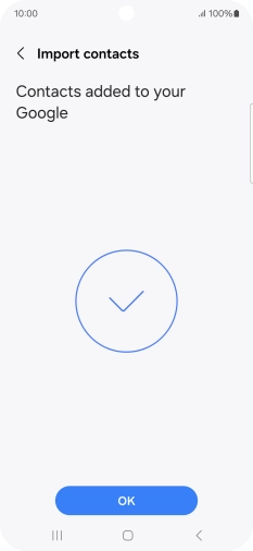 Press OK. Press OK.