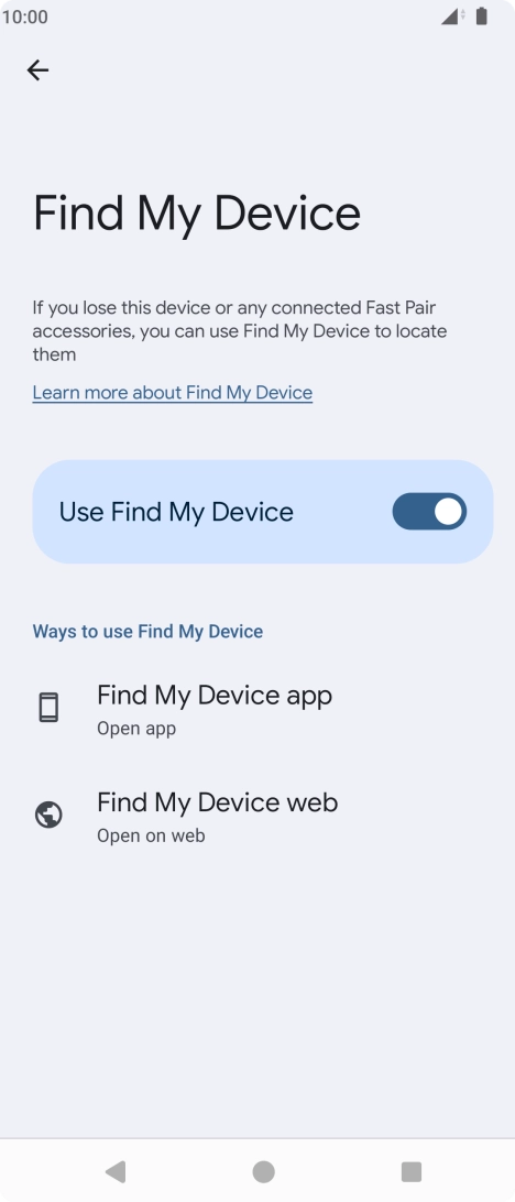 Press the Home key to return to the home screen. Press the Home key to return to the home screen.