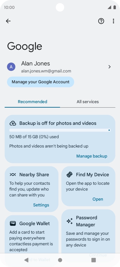 Press Find My Device. Press Find My Device.