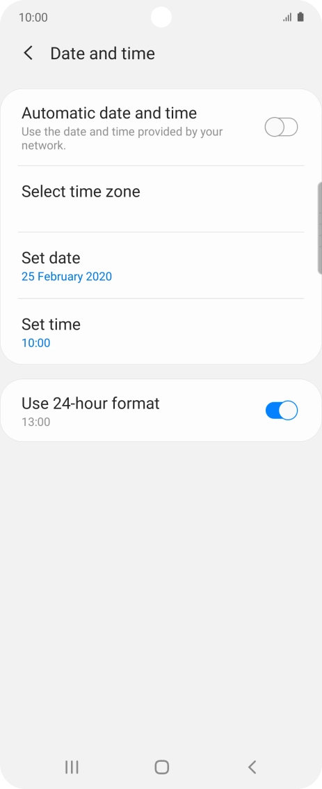 Press the indicator next to Press the indicator next to