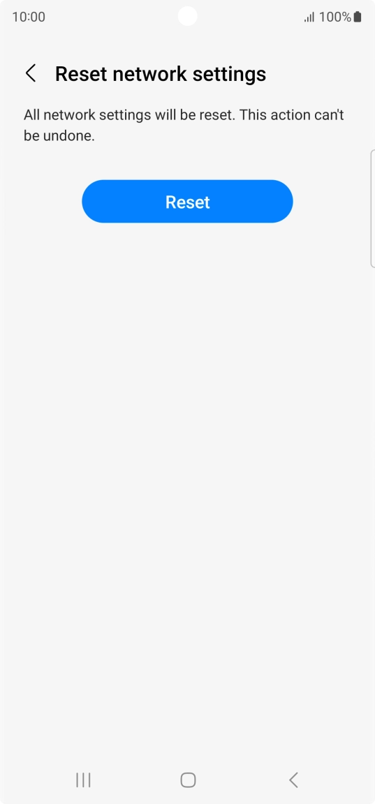 Press Reset. Press Reset.