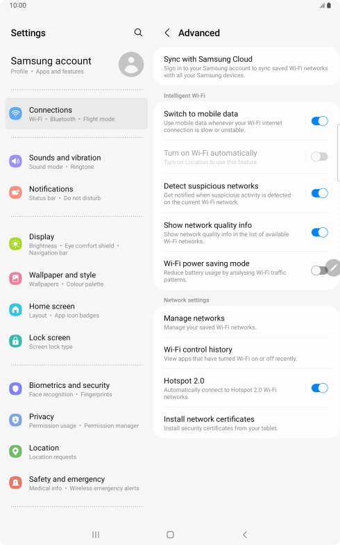 Press the indicator next to Press the indicator next to