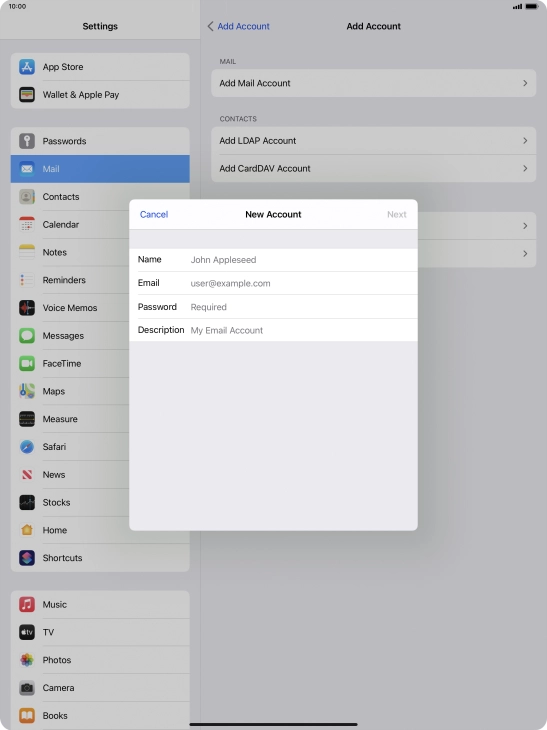 Press Name and key in the required sender name. Press Name and key in the required sender name.