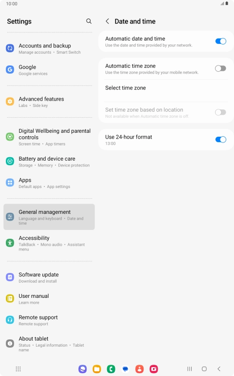 Press the indicator next to Press the indicator next to