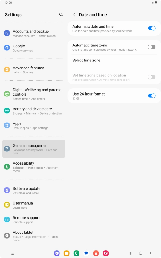 Press the indicator next to Press the indicator next to