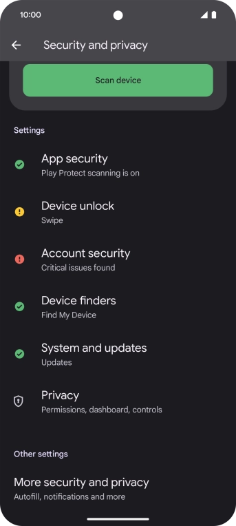 Press More security and privacy. Press More security and privacy.