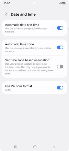 Press the Home key to return to the home screen. Press the Home key to return to the home screen.
