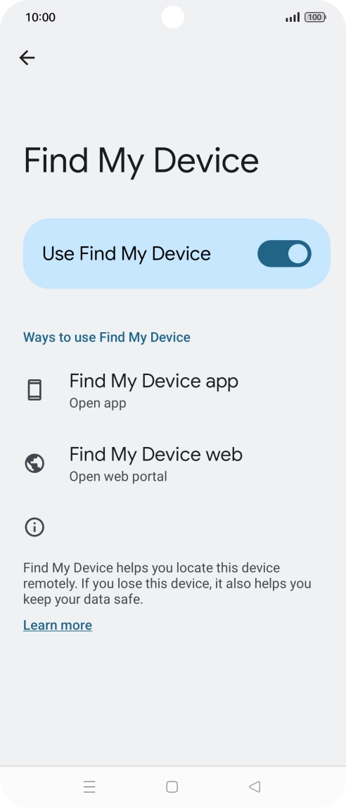 Press the Home key to return to the home screen. Press the Home key to return to the home screen.