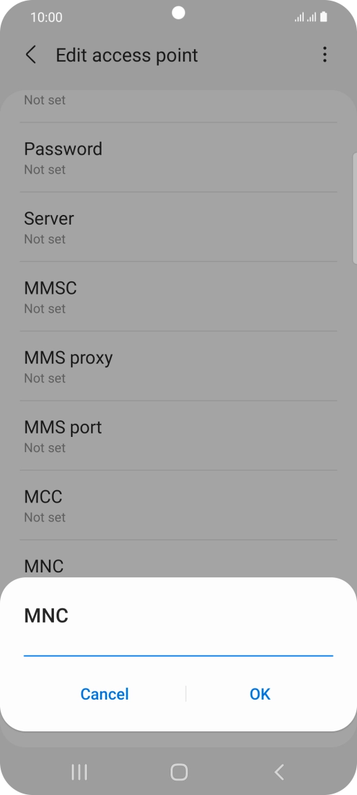 Key in 33 and press OK. Key in 33 and press OK.