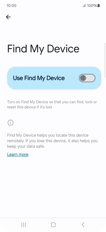 Press the indicator next to Press the indicator next to