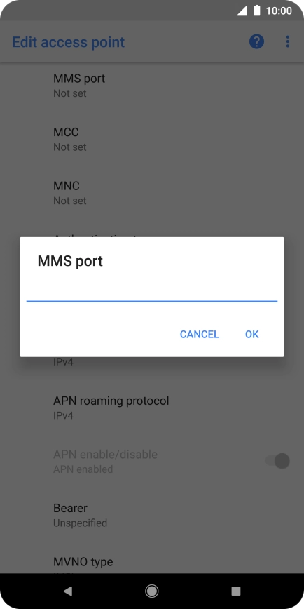 Key in 8080 and press OK. Key in 8080 and press OK.