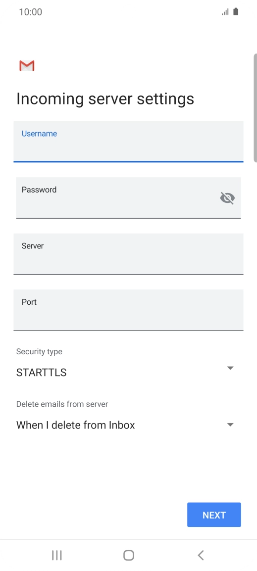 Press the field below Press the field below