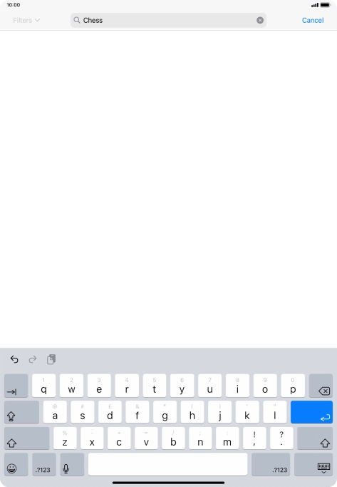 Key in the name or subject of the required app and press enter. Key in the name or subject of the required app and press enter.