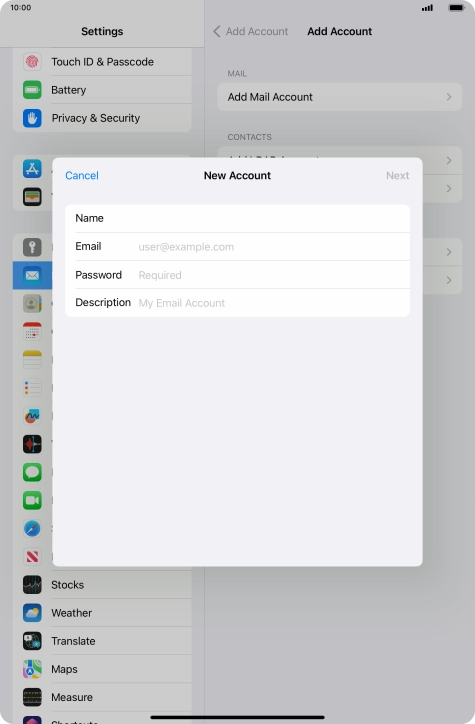 Press Email and key in your email address. Press Email and key in your email address.