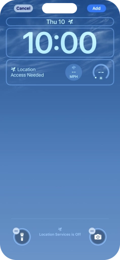 To customise the way the lock screen date is displayed, press the date widget and follow the instructions on the screen to find the required widget display mode. To customise the way the lock screen date is displayed, press the date widget and follow the instructions on the screen to find the required widget display mode.