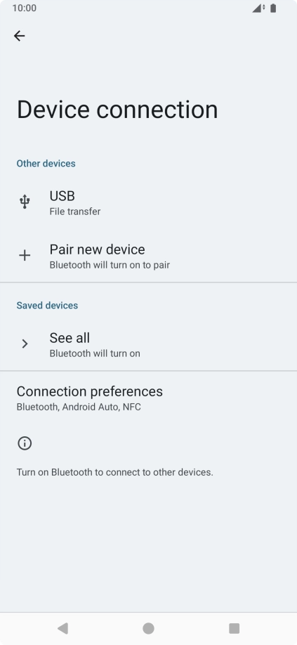 Press Pair new device. Press Pair new device.