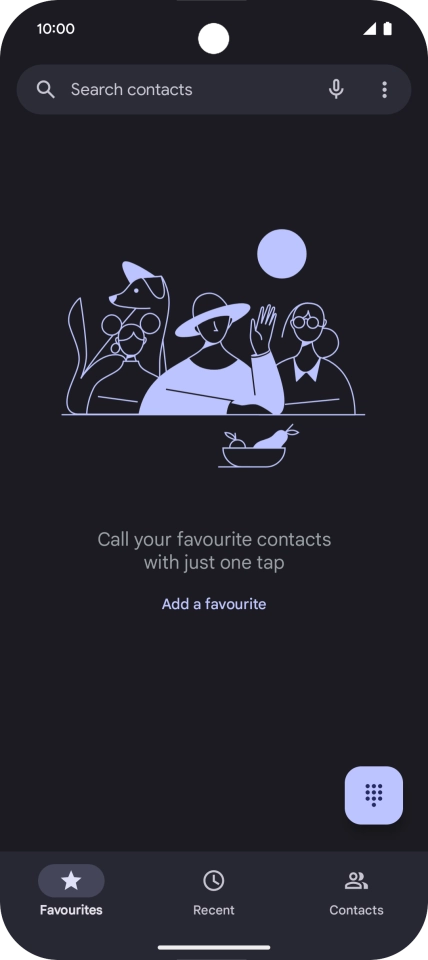 Press the menu icon. Press the menu icon.