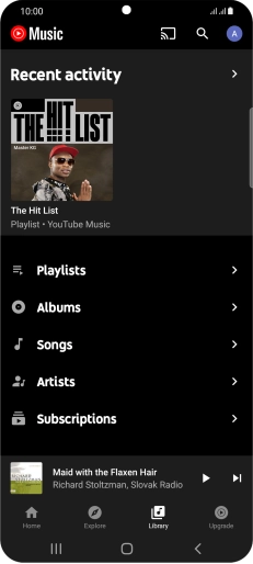 Press the required category and go to the required audio file. Press the required category and go to the required audio file.
