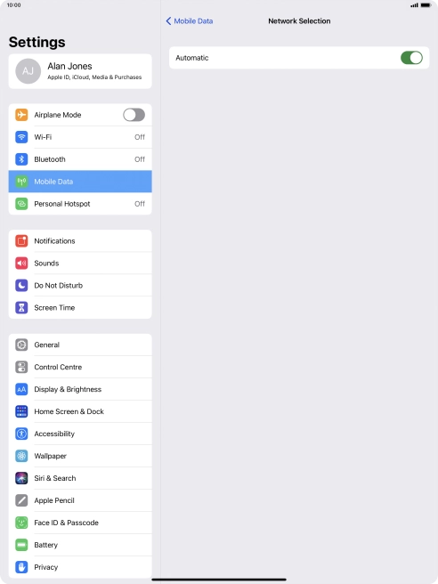 Press the indicator next to Press the indicator next to