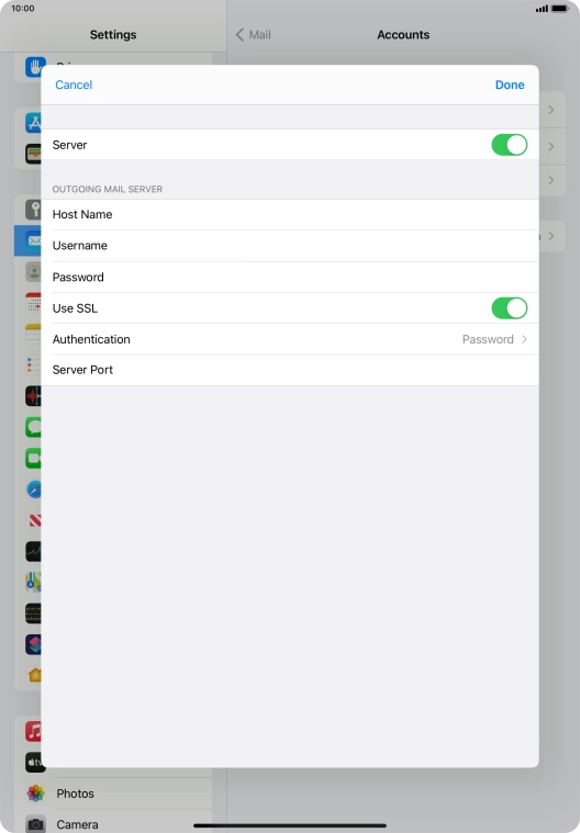 Press the indicator next to Press the indicator next to