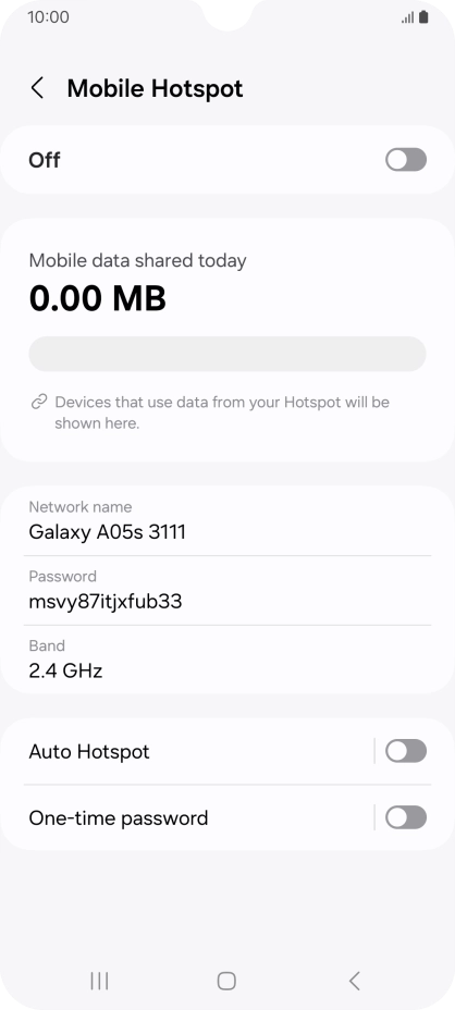 Press Network name. Press Network name.