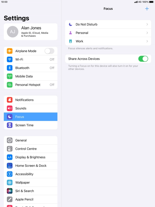 Press Do Not Disturb. Press Do Not Disturb.