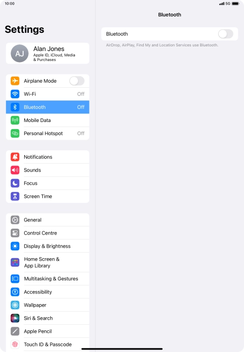 Press the indicator next to Press the indicator next to