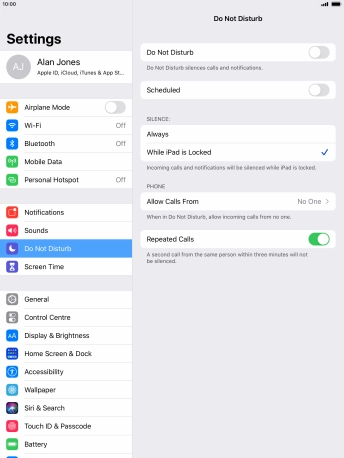 Press the indicator next to Press the indicator next to
