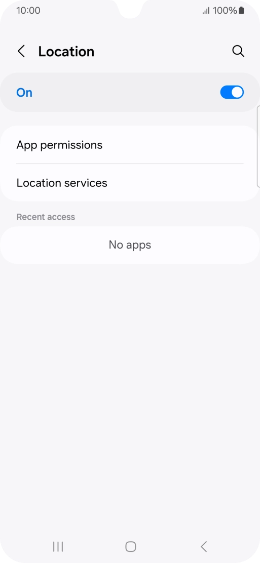 Press App permissions. Press App permissions.