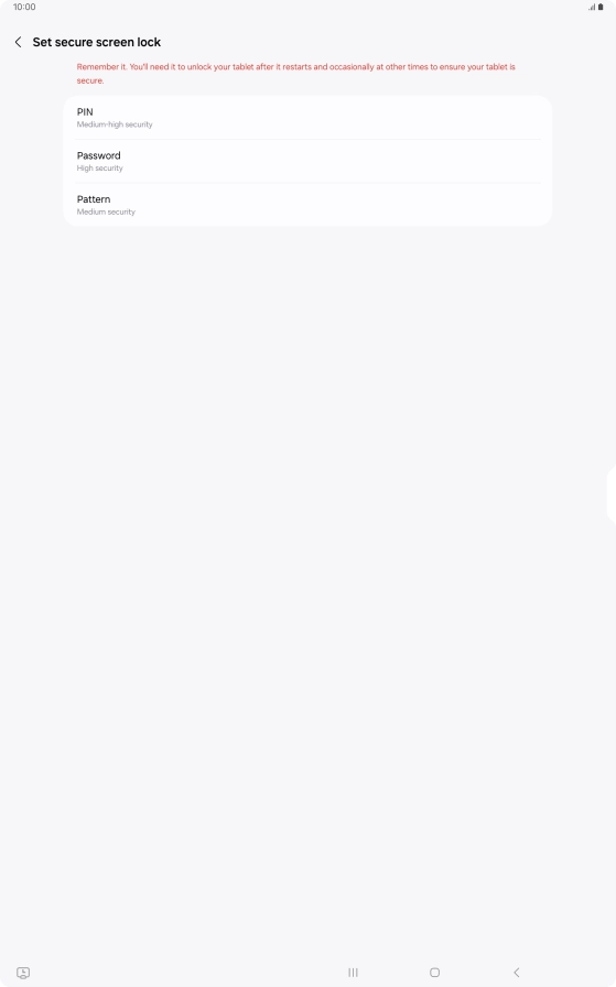 Press the required lock code and follow the instructions on the screen to create an additional lock code. Press the required lock code and follow the instructions on the screen to create an additional lock code.