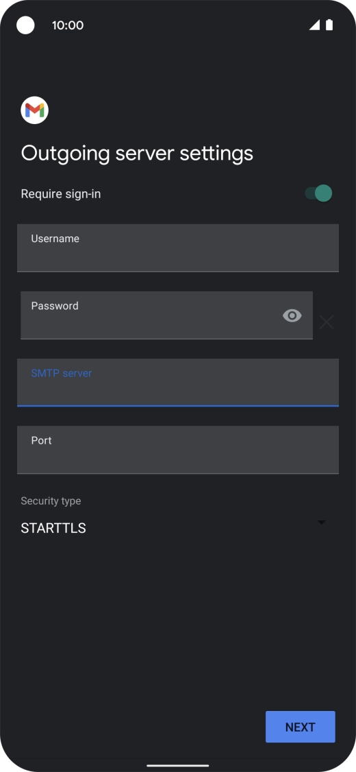 Press the field below Press the field below