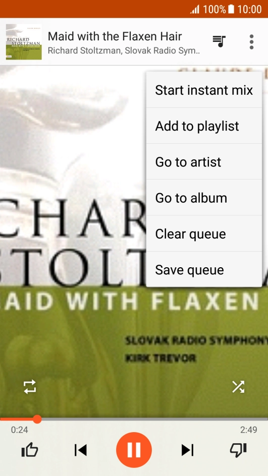 Press Add to playlist. Press Add to playlist.