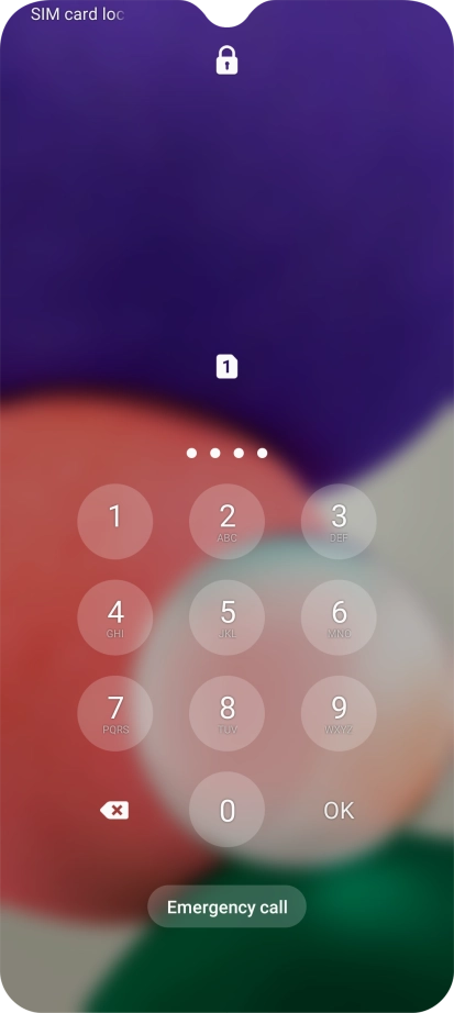 If you're asked to key in your PIN, do so and press OK. The default PIN is 1111. If you're asked to key in your PIN, do so and press OK. The default PIN is 1111.