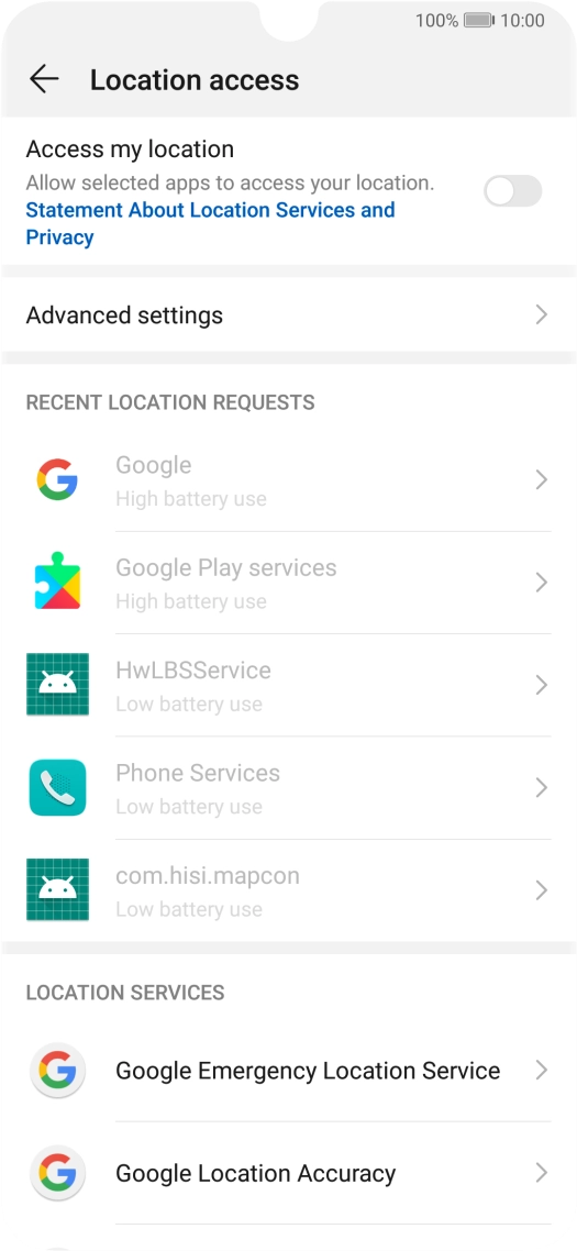 Press the indicator to turn the function on or off. Press the indicator to turn the function on or off.