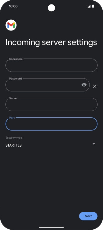 Press the drop down list below Press the drop down list below