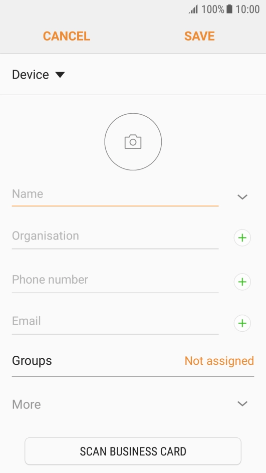 Press Name and key in the required name. Press Name and key in the required name.